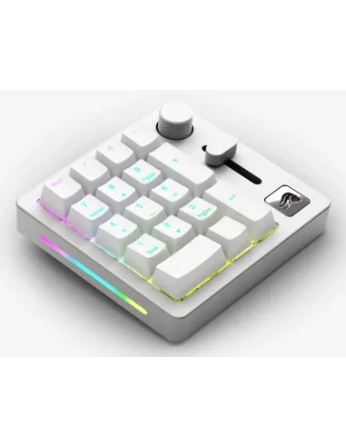 Keychron GMMK Numpad tastiera Casa ufficio USB + RF Wireless + Bluetooth Bianco