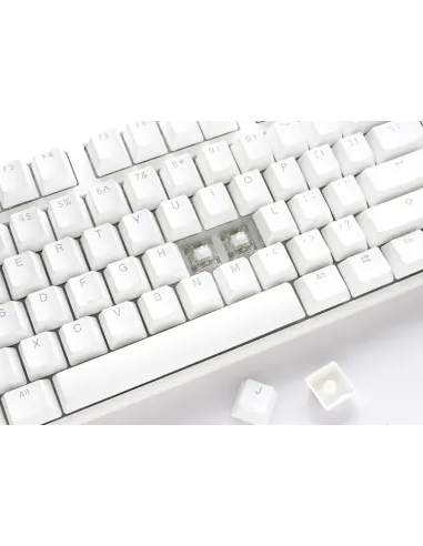 Ducky One 3 Classic Pure White tastiera Gaming USB Tedesco Bianco