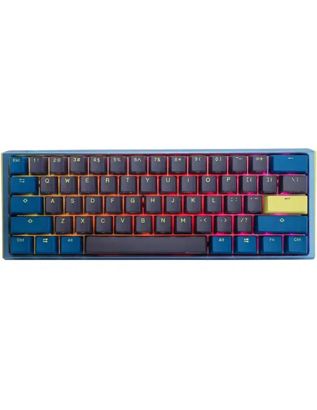 Ducky One 3 Daybreak Mini tastiera Gaming USB Tedesco Nero, Blu, Verde