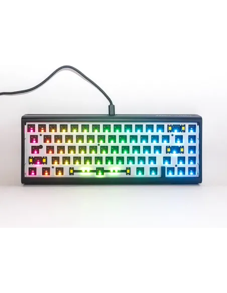 Ducky Tinker 65 Barebone tastiera Gaming USB Tedesco Nero