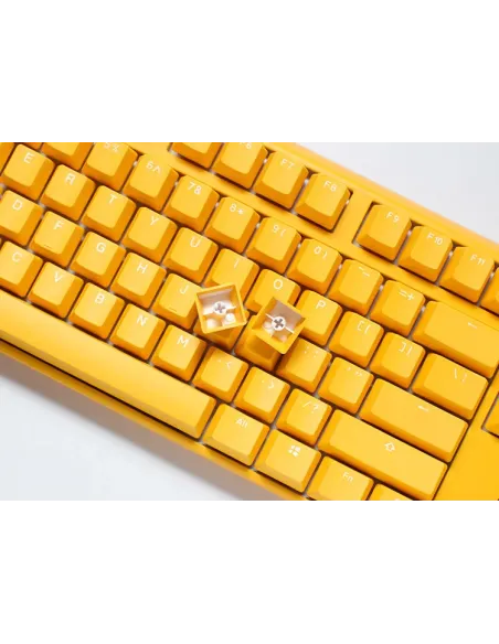 Ducky One 3 TKL tastiera Gaming USB QWERTY Inglese Giallo
