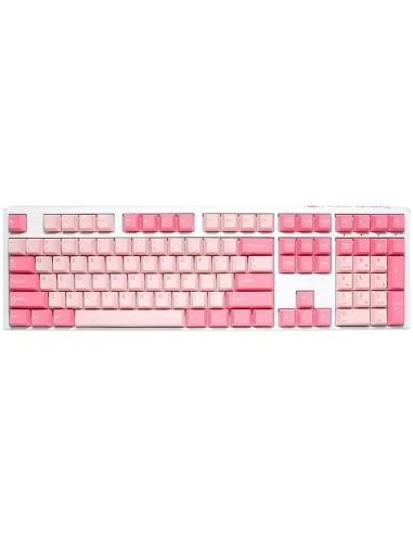 Ducky One 3 Gossamer Pink tastiera Gaming USB Inglese US Rosa, Bianco