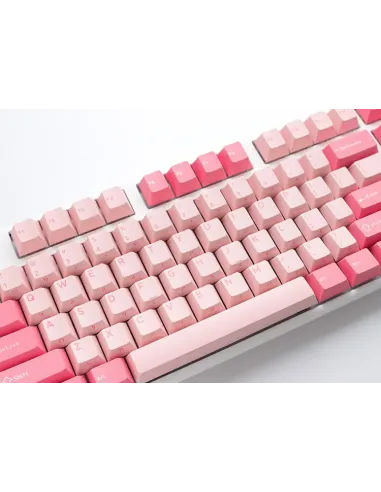 Ducky One 3 Gossamer Pink tastiera Gaming USB Inglese US Rosa, Bianco