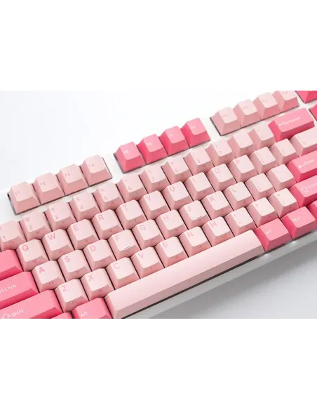 Ducky One 3 Gossamer Pink tastiera Gaming USB Inglese US Rosa, Bianco