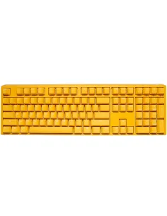 Ducky One 3 Yellow Gaming Tastatur RGB LED - MX-Clear US tastiera USB Inglese US Giallo