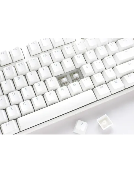 Ducky One 3 Classic Pure White tastiera Gaming USB Tedesco Bianco