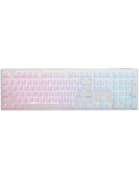 Ducky One 3 RGB tastiera Gaming USB QWERTY Inglese US Bianco