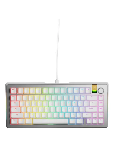 Glorious Gaming GMMK 3 PRO HE 75% Prebuilt tastiera USB QWERTY Inglese US Argento