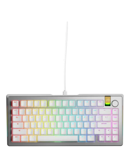 Glorious Gaming GMMK 3 PRO HE 75% Prebuilt tastiera USB QWERTY Inglese US Argento