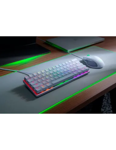 Razer Huntsman Mini tastiera Gaming USB QWERTY Inglese Bianco