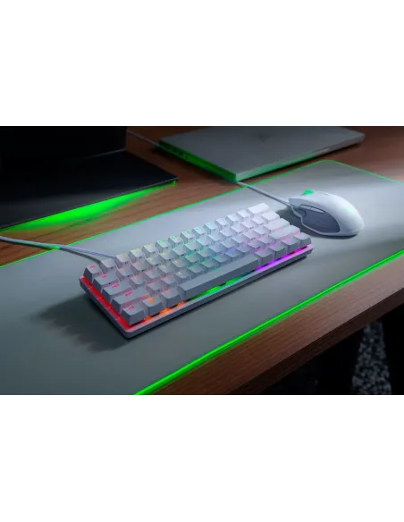 Razer Huntsman Mini tastiera Gaming USB QWERTY Inglese Bianco