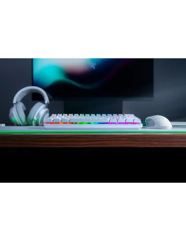 Razer Huntsman Mini tastiera Gaming USB QWERTY Inglese Bianco