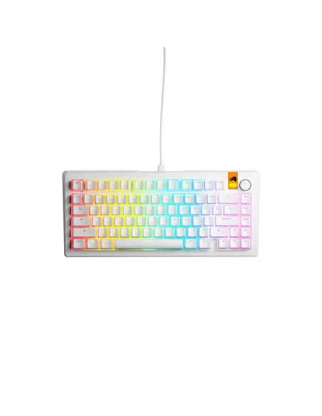 Glorious Gaming GMMK 3 HE 75% Prebuilt tastiera USB QWERTY Inglese US Bianco
