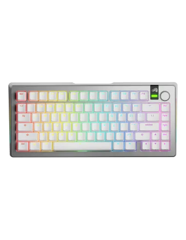 Glorious Gaming GMMK 3 PRO 75% Prebuilt tastiera USB + RF Wireless + Bluetooth QWERTY Inglese US Argento