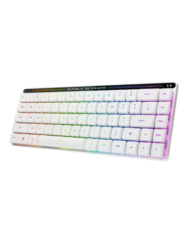 ASUS ROG Falchion RX Low Profile tastiera Gaming USB + RF Wireless + Bluetooth QWERTZ Bianco