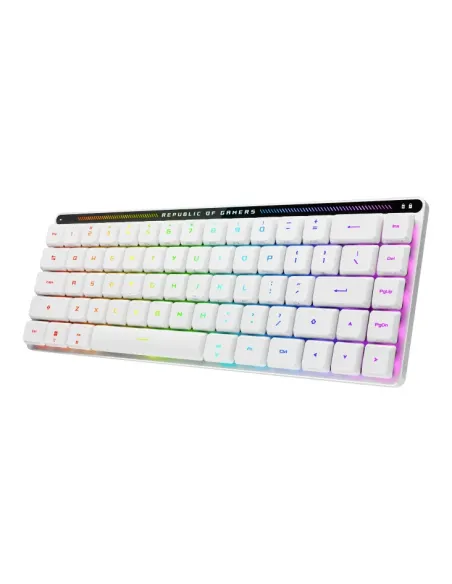 ASUS ROG Falchion RX Low Profile tastiera Gaming USB + RF Wireless + Bluetooth QWERTZ Bianco