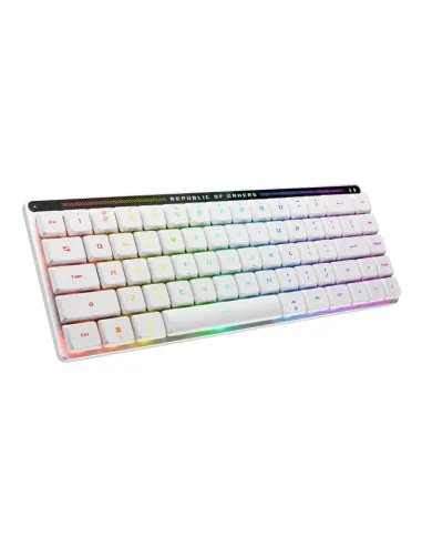 ASUS ROG Falchion RX Low Profile tastiera Gaming USB + RF Wireless + Bluetooth QWERTZ Bianco