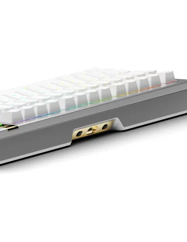 Glorious Gaming GMMK 3 PRO HE 75% Prebuilt tastiera RF senza fili + Bluetooth QWERTY Inglese US Argento