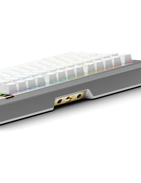 Glorious Gaming GMMK 3 PRO HE 75% Prebuilt tastiera RF senza fili + Bluetooth QWERTY Inglese US Argento