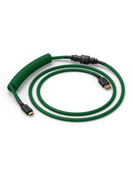 Glorious Gaming GLO-KB-ACC-CBL-COIL-FGRN cavo per tastiera mouse Verde 1,4 m