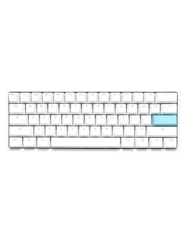 Ducky DKON2061ST tastiera Gaming USB QWERTZ Tedesco Bianco