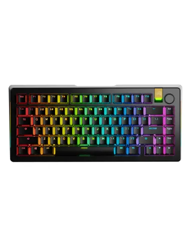 Glorious Gaming GMMK 3 PRO HE 75% Prebuilt tastiera RF senza fili + Bluetooth QWERTY Inglese US Nero