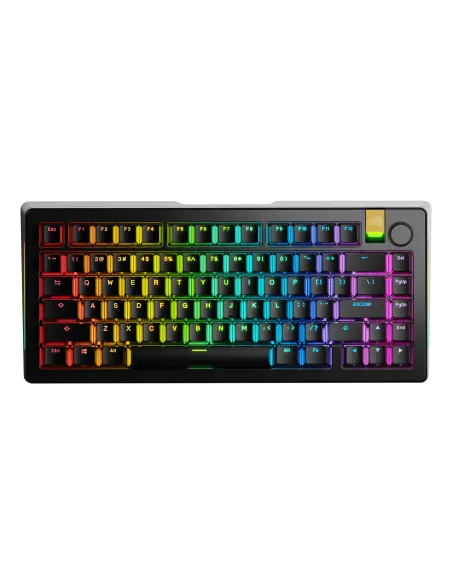 Glorious Gaming GMMK 3 PRO HE 75% Prebuilt tastiera RF senza fili + Bluetooth QWERTY Inglese US Nero