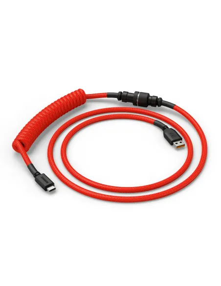 Glorious Gaming GLO-KB-ACC-CBL-COIL-CRED cavo per tastiera mouse Rosso 1,4 m