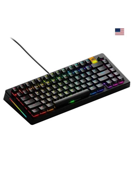 Glorious Gaming GMMK 3 HE 75% Prebuilt tastiera USB QWERTY Inglese US Nero