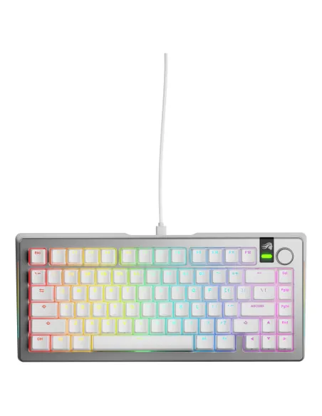 Glorious Gaming GMMK 3 PRO 75% Prebuilt tastiera USB QWERTY Inglese US Argento