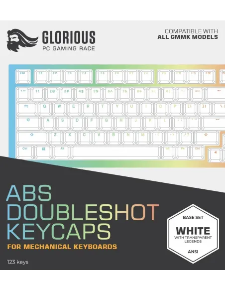 Glorious Gaming Doubleshot Keycaps V2 Coperchio per tastiera