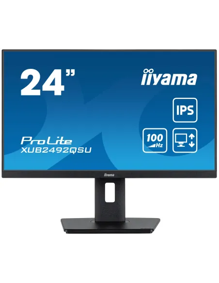 iiyama ProLite XUB2492QSU-B1 Monitor PC 60,5 cm (23.8") 2560 x 1440 Pixel Quad HD LED Nero