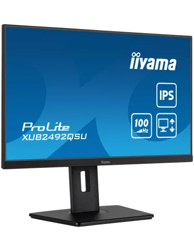 iiyama ProLite XUB2492QSU-B1 Monitor PC 60,5 cm (23.8") 2560 x 1440 Pixel Quad HD LED Nero