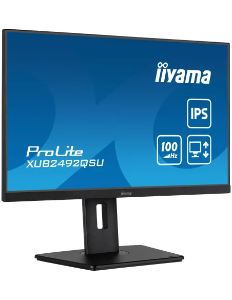 iiyama ProLite XUB2492QSU-B1 Monitor PC 60,5 cm (23.8") 2560 x 1440 Pixel Quad HD LED Nero