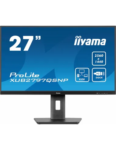 iiyama ProLite XUB2797QSNP-B1 Monitor PC 68,6 cm (27") 2560 x 1440 Pixel Quad HD LED Nero
