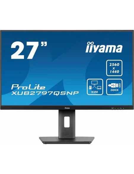iiyama ProLite XUB2797QSNP-B1 Monitor PC 68,6 cm (27") 2560 x 1440 Pixel Quad HD LED Nero