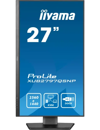 iiyama ProLite XUB2797QSNP-B1 Monitor PC 68,6 cm (27") 2560 x 1440 Pixel Quad HD LED Nero