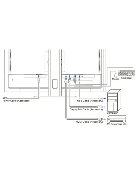 iiyama ProLite XUB2797QSU-B2 Monitor PC 68,6 cm (27") 2560 x 1440 Pixel Quad HD LED Nero
