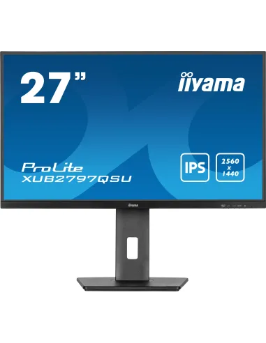 iiyama ProLite XUB2797QSU-B2 Monitor PC 68,6 cm (27") 2560 x 1440 Pixel Quad HD LED Nero