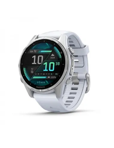 Garmin fenix 8 (43mm) bianco pietra/argento