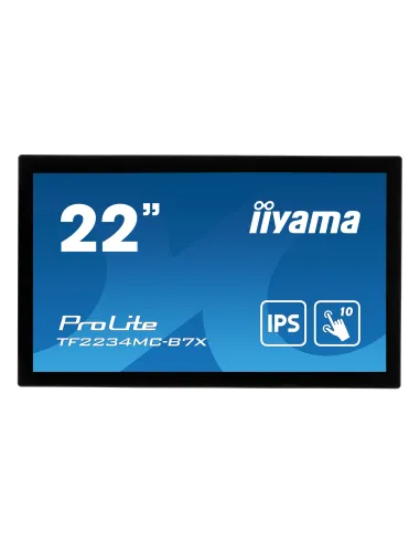 iiyama ProLite TF2234MC-B7X Monitor PC 54,6 cm (21.5") 1920 x 1080 Pixel Full HD LED Touch screen Multi utente Nero