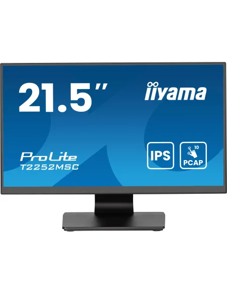 iiyama ProLite T2252MSC-B2AG Monitor PC 54,6 cm (21.5") 1920 x 1080 Pixel Full HD LCD Touch screen Nero