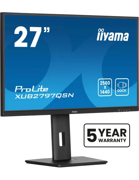 iiyama ProLite XUB2797QSN-B2 Monitor PC 68,6 cm (27") 2560 x 1440 Pixel Quad HD LED Nero