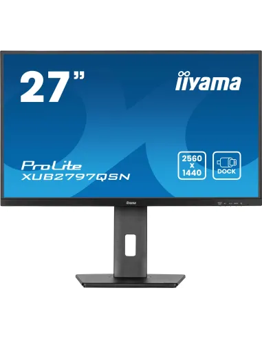 iiyama ProLite XUB2797QSN-B2 Monitor PC 68,6 cm (27") 2560 x 1440 Pixel Quad HD LED Nero