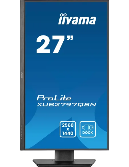 iiyama ProLite XUB2797QSN-B2 Monitor PC 68,6 cm (27") 2560 x 1440 Pixel Quad HD LED Nero