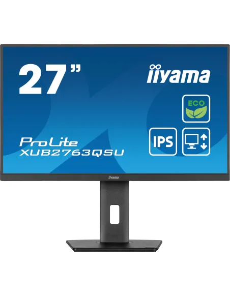 iiyama ProLite XUB2763QSU-B1 Monitor PC 68,6 cm (27") 2560 x 1440 Pixel Quad HD LED Nero