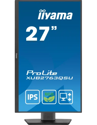 iiyama ProLite XUB2763QSU-B1 Monitor PC 68,6 cm (27") 2560 x 1440 Pixel Quad HD LED Nero
