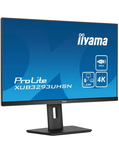 iiyama ProLite XUB3293UHSN-B5 Monitor PC 80 cm (31.5") 3840 x 2160 Pixel 4K Ultra HD LCD Nero
