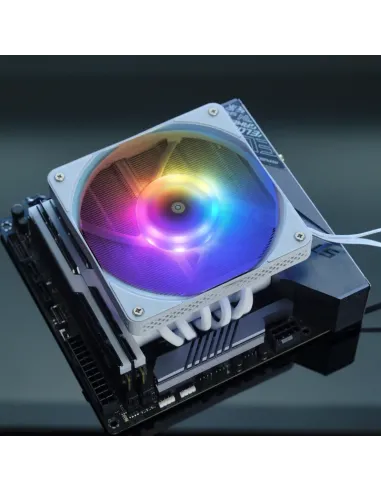 Jonsbo HX6200D Processore Raffreddatore d'aria 12 cm Bianco 1 pz