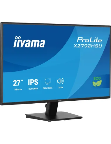 iiyama ProLite X2792HSU-B1 Monitor PC 68,6 cm (27") 1920 x 1080 Pixel Full HD LED Nero